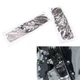 Front Fork Skull Decal Medallion Nameplate Stickers PVC For Harley For Yamaha A