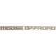Moose Offroad 4320-2631 Moose Offroad Trailer Decal - Black - 2.5in. H x 36in. L