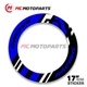 17'' Rim Wheel Sticker PLATINUM For Suzuki GSXR250 Hayabusa GSX1250FA GSXS1000