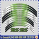 21"+18" Hub Decal Rim Decoration Reflective For Kawasaki KLX 400 230 300 250