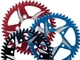 YAMAHA 2015-2023 YZF-R1/M VORTEX CAT5 ALIMUNUM 520 CONV REAR SPROCKET 37-54