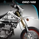 Suzuki Drz 400sm 400s 400 kit decals graphics Stickers Custom Racing White