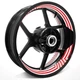 For Suzuki Bandit GSF 1250 07-18 17 Motorcycle Inner Rim Sticker C01W Red