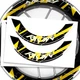 17'' Wheel Stickers For Suzuki GSXS 750 Z 1000 F Hayabusa SV650 X XA