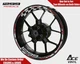 DUCATI 1299 Panigale Wheels Decals Rim Stickers Set Supersport  X DIAVELS