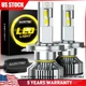 AUXITO H4 9003 HB2 CSP LED Headlight Bulbs Hi/Lo Beam 6500K White Canbus Ready