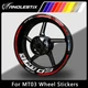 Reflective Motorcycle Wheel Sticker Rim TapeDecals Graphics  For YAMAHA MT03
