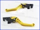Yamaha FJR1300 (2004-2020), CNC levers short gold/black adjusters, F16/C777