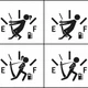 4 Emty Gas Decals