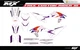 Fit KTM XCW XCFW EXC EXCF 2020 to 2023 & 2019 to 2022 SX SXF XC XCF graphic kit