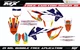 Fit KTM XCW XCFW EXC EXCF 2017 to 2019 & SX SXF XC XCF 2016 to 2018 graphic kit