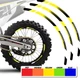 21" 18" A01B Stripe Dirt Bike Wheel Rim Stickers For Yamaha YZ 250FX 15-23 22 21