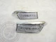 82-9700/1 Chrome Eyebrow Tank Badges - Triumph T100/T140/TR7/TR25W/T150/T90