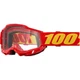 100% Acuri 2 Goggle - Red - Clear Lens 50013-00042