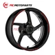 17'' Rim CHECK Wheel Stickers For Aprilia Mana 850 Tuono V4R RSV4 1000