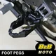 For Yamaha MT-07 FZ07 13-22 21 20 19 CNC BUZZ Rider Front Foot Pegs BLACK