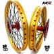 KKE 21-19'' Wheels For HONDA XR400R 1996-2004 XR600R 1991-2000 Gold Rim Cast Hub