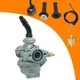 Carburetor Twist Handle Throttle Cable Set For Honda CRF50F 2004-2009 Dirt Bike