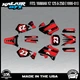 Graphics Kit for Yamaha YZ250 YZ125 (1996-2001) YZ 250 YZ 125 Splash - Red