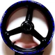 BLUE WHITE GP STYLE CUSTOM RIM STRIPES WHEEL DECALS TAPE STICKERS YAMAHA MT07