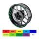 For Honda CBR600RR 2003-2022 19 20 21 22 Dark Green Wheel Sticker AA01 Kit