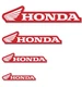 Dcor 40-10-106 Decal Pack - 6in. Logo - fits HON