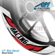 J08 17'' Rim Sticker Strip Tapes Vinyl Decal For Ducati Diavel Carbon Dark