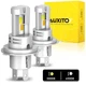 AUXITO H4 9003 HB2 LED Headlight Conversion Kit White&Yellow High Low Bulbs EAW