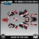 Graphics Kit for Yamaha YZ250 YZ125 (1996-2001) YZ 250 YZ 125 Evader - Red