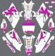 Graphics for Yamaha YZ125 YZ250 YZ 125 250 2015-2020 Decals Sticker pink purple