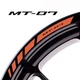17 inch Rim Sticker Decal For Yamaha MT-07 Motorcycle