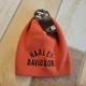 NWT Harley Davidson Lil Boy's Fine Gauge Knit Beanie Orange Sz. 4-14 NEW