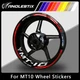 Reflective Motorcycle Wheel Sticker Rim TapeDecals Graphics  For YAMAHA MT10