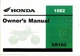 1982 Honda XR100 Motorcycle Owners Manual : 31KA901