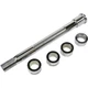 Drag Specialties Front Axle Kit for FL/X - Chrome 0214-1979