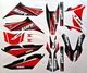 YAMAHA WR 125 X 2009 2017 22B BLACK GREY FACTORY DECOR DECAL Sticker