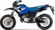 YAMAHA DT 125 X 2003 2006 RE DE06 BLUE FACTORY DECOR DECAL Sticker