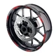 L02B For 2019-2020 Honda CBR650R Red Wheel Sticker Race Kit