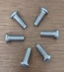 MZ ETZ 250 251 301 6 TORNILLOS DISCO MODERNO ACERO INOXIDABLE STAINLESS STEEL