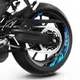 Aqua Inner Decal Wheel Rim Stickers S20W For Yamaha YZF-R1M 10-17 18 19 20