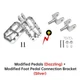 Woodniu for Surron Light Bee X Foot Pegs FootPeds Pedal Bracket YOZMA ERIDE PRO