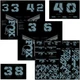 FOX Fork and Shock Decal Kit - Storm Blue