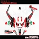 Graphics Kit Decal Fits APRILIA TUAREG 660 2022 2023 2024 BLine RED Stickers