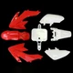 RED CRF 50 PLASTICS KIT for PIT BIKE HONDA/THUMPSTAR/ATOMIK/PITPRO 50-125CC 