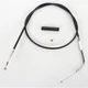 Drag Specialties Black Vinyl Idle Cable w/70 Degree Elbow - 0651-0237