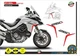 2 Stickers DUCATI Multistrada 1260 S Side Replica Gt Black & Red MT FK01