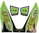 Pro Circuit Green/Yellow/Black T-6 Exhaust Decal Kit (DC22T6-GRN)