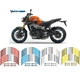 17" Rim Stripes Wheel Decals Tape Stickers For 2013-2021 YAMAHA MT-09 MT09