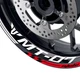 For Yamaha MT-07 18 19 20 21 RED Rim Wheel Sticker Decal Tape 17 inch AA01