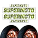 Supermoto 17" Inner Rim Decals Sticker W03 For Yamaha YZ65 YZ85 YZ125 YZ250 20